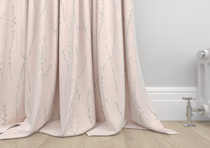 Willow Field, Pastel Pink - Made to Measure Curtains - Image 6